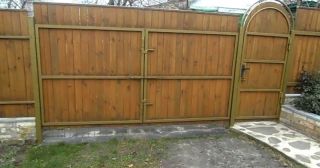 Купить распашные ворота деревянные Кинешма, цена от 2799 руб.